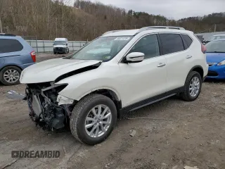 2019 Nissan Rogue SL with VIN 5N1AT2MV5KC736653, listed as a Copart auction lot 48371235 with 45,966 mi miles and Salvage Title. Bid and sale history available at carsss.com. Image 1.