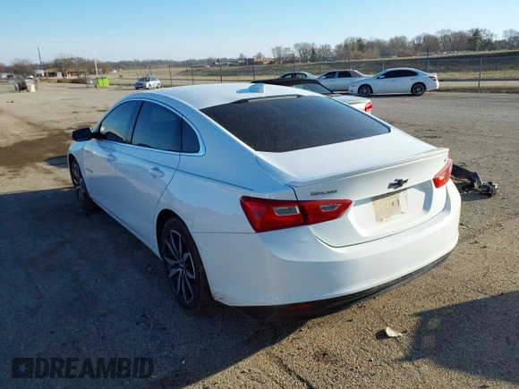 2017 Chevrolet Malibu LT with VIN 1G1ZE5ST5HF211046, listed as a IAAI auction lot 41772072 with 98,398 mi miles and . Bid and sale history available at DreamBid. Image 3.
