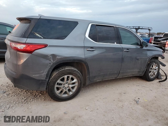 2020 Chevrolet Traverse LS with VIN 1GNERFKW2LJ145630, listed as a Copart auction lot 46484255 with 101,966 mi miles and Salvage Title. Bid and sale history available at carsss.com. Image 3.