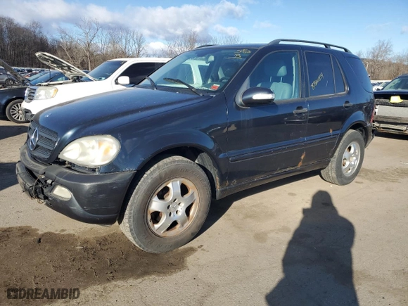2003 Mercedes-Benz M-Class 3.7L with VIN 4JGAB57EX3A407167, listed as a Copart auction lot 87400894 with 162,516 mi miles and Salvage Title. Bid and sale history available at carsss.com. Image 1.