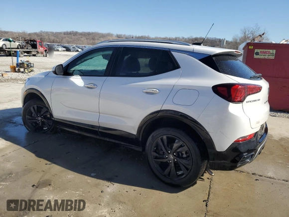 2024 Buick Encore GX Sport Touring with VIN KL4AMDSL3RB086553, listed as a Copart auction lot 47048905 with 20,831 mi miles and Salvage title. Bid and sale history available at DreamBid. Image 2.