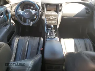2016 Infiniti QX70 with VIN JN8CS1MU5GM670483, listed as a Copart auction lot 57710185 with 144,215 mi miles and Clean title. Bid and sale history available at DreamBid. Image 8.