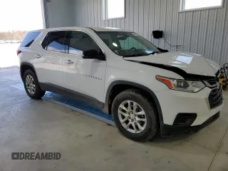 2020 Chevrolet Traverse LS with VIN 1GNERFKW8LJ314419, listed as a Copart auction lot 53646665 with 67,630 mi miles and Salvage Title. Bid and sale history available at carsss.com. Image 4.