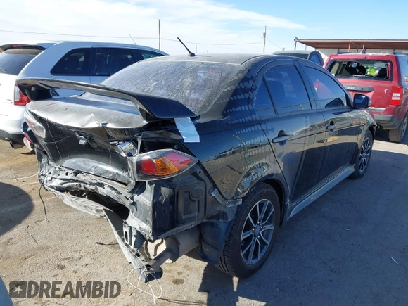 2017 Mitsubishi Lancer ES with VIN JA32U2FU3HU004629, listed as a IAAI auction lot 41293995 with 81,208 mi miles. Bid and sale history available at carsss.com. Image 4.