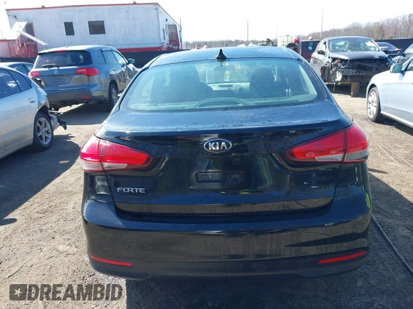 2017 Kia Forte LX with VIN 3KPFK4A78HE061106, listed as a IAAI auction lot 41727505 with 50,453 mi miles. Bid and sale history available at carsss.com. Image 16.