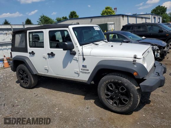 2017 Jeep Wrangler Unlimited Sport with VIN 1C4BJWDG5HL617193, listed as a Copart auction lot 63617355 with 68,304 mi miles and Salvage title. Bid and sale history available at DreamBid. Image 4.
