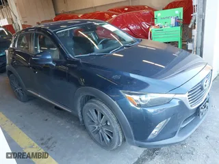 2018 Mazda CX-3 Grand Touring with VIN JM1DKFD77J0300612, listed as a IAAI auction lot 41322923 with 49,830 mi miles. Bid and sale history available at carsss.com. Image 1.