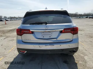 2014 Acura MDX Advance with VIN 5FRYD4H87EB024392, listed as a Copart auction lot 50123185 with 107,802 mi miles and Salvage Title. Bid and sale history available at DreamBid. Image 6.