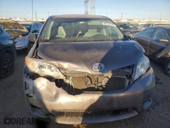 2012 Toyota Sienna with VIN 5TDZK3DC9CS204787, listed as a Copart auction lot 89138125 with 151,131 mi miles and Salvage Title. Bid and sale history available at carsss.com. Image 5.