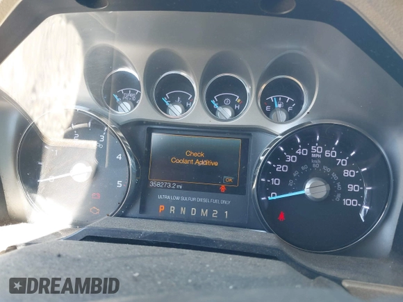 2014 Ford Super Duty F-250 SRW XL with VIN 1FT7W2BT6EEA46152, listed as a IAAI auction lot 41663244 with 358,273 mi miles. Bid and sale history available at carsss.com. Image 7.