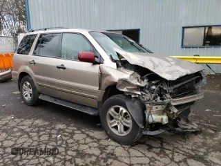2003 Honda Pilot EX with VIN 2HKYF18573H594729, listed as a Copart auction lot 50895885 with 358,500 mi miles and Salvage Title. Bid and sale history available at DreamBid. Image 4.