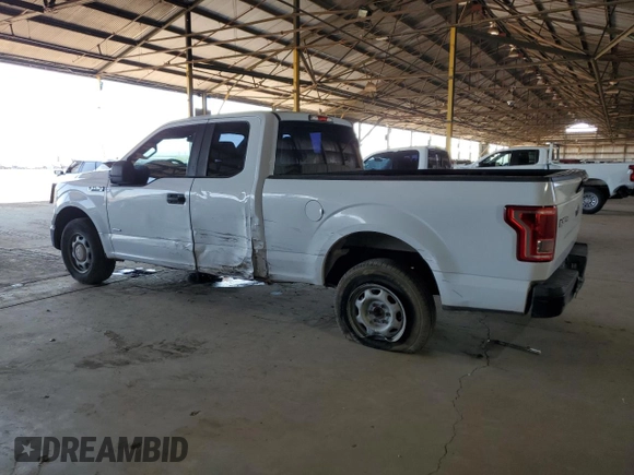 2015 Ford F-150 XL with VIN 1FTEX1CG5FKF08610, listed as a Copart auction lot 51938685 with 169,479 mi miles and Salvage Title. Bid and sale history available at carsss.com. Image 2.
