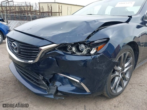 2016 Mazda Mazda6 i Grand Touring with VIN JM1GJ1W57G1486962, listed as a IAAI auction lot 41813471 with 64,078 mi miles. Bid and sale history available at carsss.com. Image 6.