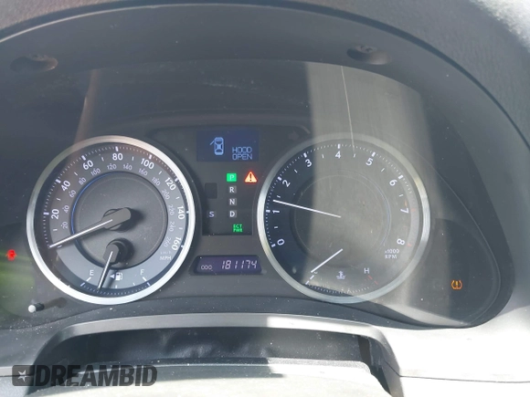 2012 Lexus IS 250 with VIN JTHBF5C20C5180233, listed as a IAAI auction lot 42718446 with 181,174 mi miles and . Bid and sale history available at DreamBid. Image 7.