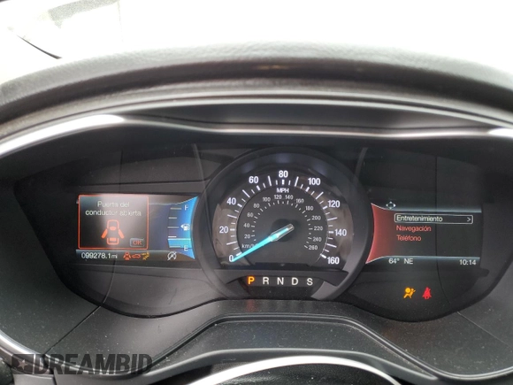 2019 Ford Fusion Titanium with VIN 3FA6P0K97KR254492, listed as a Copart auction lot 54978445 with 99,278 mi miles and Salvage title. Bid and sale history available at DreamBid. Image 9.