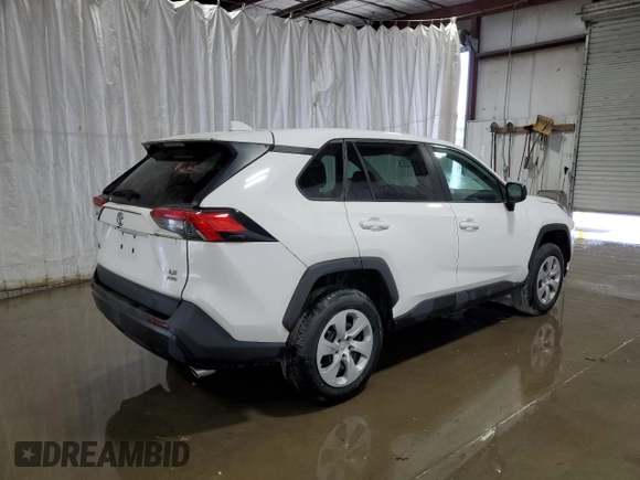 2023 Toyota RAV4 LE with VIN 2T3F1RFV8PC360087, listed as a Copart auction lot 60026995 with 23,337 mi miles and Non repairable. Bid and sale history available at DreamBid. Image 3.