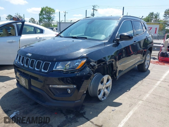 2021 Jeep Compass Latitude with VIN 3C4NJDBB5MT562400, listed as a IAAI auction lot 41996711 with 20,011 mi miles and . Bid and sale history available at DreamBid. Image 18.