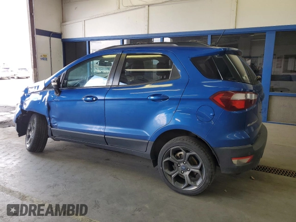 2018 Ford EcoSport SES z VIN MAJ6P1CL2JC180931, wystawiony jako Copart lot #50759545 z przebiegiem 47 068 mil mil oraz Szkoda całkowita • Salvage title. Historia ofert i sprzedaży dostępna na DreamBid. Obrazek 2.