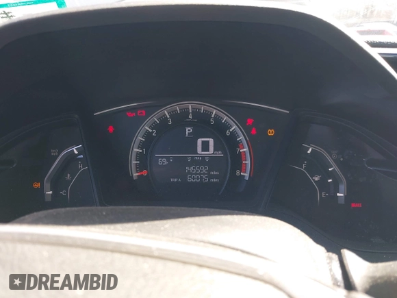 2016 Honda Civic LX with VIN 19XFC2F5XGE230467, listed as a IAAI auction lot 41768980 with 145,592 mi miles. Bid and sale history available at carsss.com. Image 7.