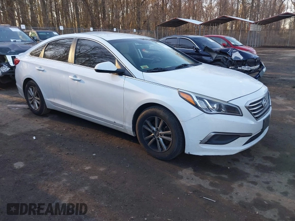 2017 Hyundai Sonata SE with VIN 5NPE24AF3HH492841, listed as a IAAI auction lot 41503654 with 134,366 mi miles. Bid and sale history available at carsss.com. Image 1.