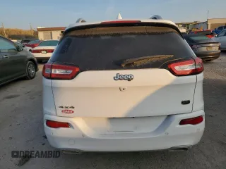 2018 Jeep Cherokee Overland with VIN 1C4PJMJX0JD593786, listed as a Copart auction lot 75319844 with 69,761 mi miles and Salvage Title. Bid and sale history available at carsss.com. Image 6.