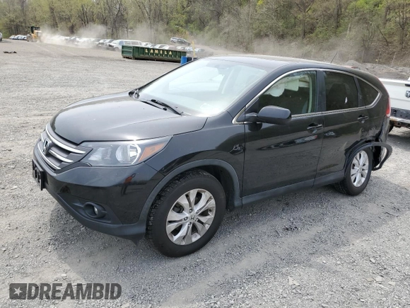 2014 Honda CR-V EX with VIN 2HKRM4H50EH675599, listed as a Copart auction lot 54400695 with 156,566 mi miles and Salvage Title. Bid and sale history available at carsss.com. Image 1.