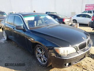 2007 BMW 7 Series 750Li with VIN WBAHN83507DT76059, listed as a IAAI auction lot 41437158 with Not Provided miles and . Bid and sale history available at DreamBid. Image 1.