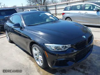 2015 BMW 4 Series 428i xDrive with VIN WBA3N5C50FK197765, listed as a IAAI auction lot 41730316 with 92,958 mi miles. Bid and sale history available at carsss.com. Image 1.