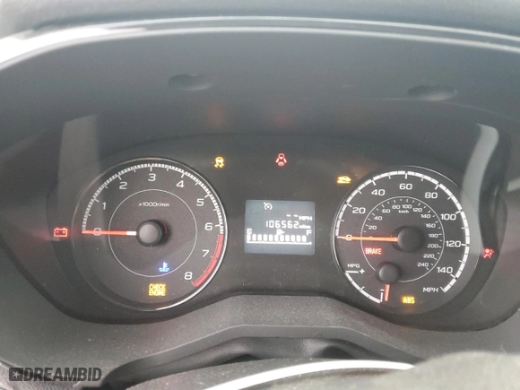 2017 Subaru Impreza with VIN 4S3GTAA60H1728213, listed as a Copart auction lot 87073704 with 106,562 mi miles and Salvage Title. Bid and sale history available at carsss.com. Image 9.