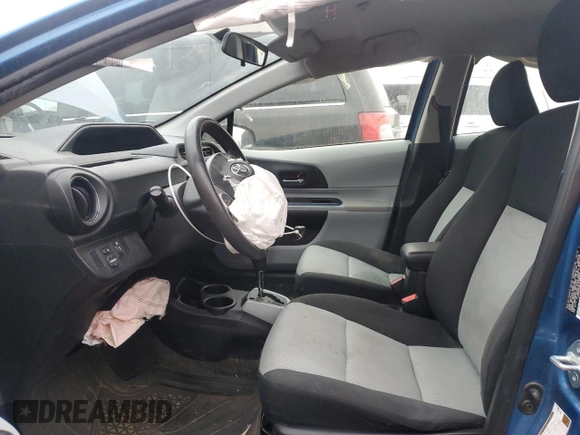 2013 Toyota Prius One with VIN JTDKDTB3XD1555415, listed as a Copart auction lot 81941924 with 93,266 mi miles and Salvage Title. Bid and sale history available at DreamBid. Image 7.