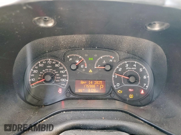 2015 Ram ProMaster City Cargo Tradesman with VIN ZFBERFAT2F6A82042, listed as a Copart auction lot 52631715 with 175,988 mi miles and Salvage title. Bid and sale history available at DreamBid. Image 9.