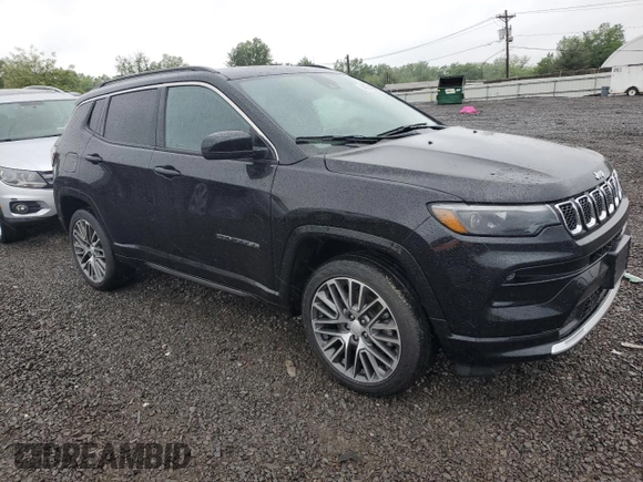 2023 Jeep Compass Limited with VIN 3C4NJDCNXPT521452, listed as a Copart auction lot 56519835 with 10,459 mi miles and Salvage title. Bid and sale history available at DreamBid. Image 4.