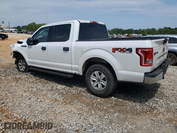 2016 Ford F-150 XLT with VIN 1FTEW1EF0GFC00343, listed as a Copart auction lot 56992855 with 166,280 mi miles and Salvage title. Bid and sale history available at DreamBid. Image 2.