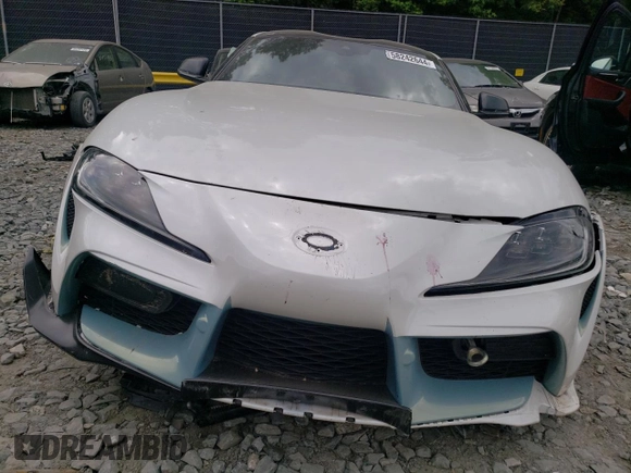 2020 Toyota Supra 3.0 with VIN WZ1DB4C03LW025590, listed as a Copart auction lot 58242644 with Not provided miles and Salvage title. Bid and sale history available at DreamBid. Image 5.