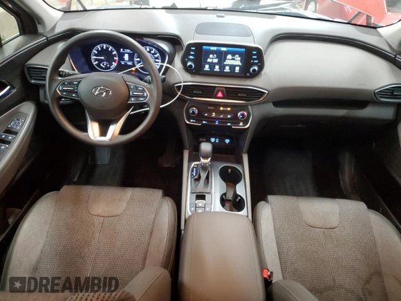 2019 Hyundai Santa Fe SE with VIN 5NMS2CAD4KH070822, listed as a Copart auction lot 61863315 with 74,865 mi miles and Salvage title. Bid and sale history available at DreamBid. Image 8.