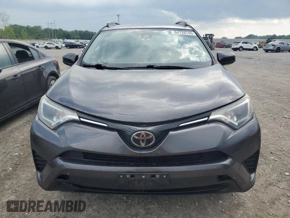 2017 Toyota RAV4 LE with VIN 2T3BFREV4HW591330, listed as a Copart auction lot 64726745 with 93,909 mi miles and Salvage title. Bid and sale history available at DreamBid. Image 5.