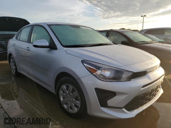2023 Kia Rio S with VIN 3KPA24AD4PE629964, listed as a Copart auction lot 73719324 with 5,506 mi miles and Non Repairable. Bid and sale history available at DreamBid. Image 4.