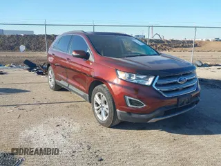 2015 Ford Edge SEL with VIN 2FMTK3J89FBB47286, listed as a IAAI auction lot 41681237 with 147,982 mi miles. Bid and sale history available at carsss.com. Image 1.