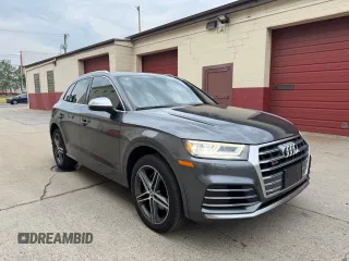 2020 Audi SQ5 Premium Plus with VIN WA1B4AFY4L2022506, listed as a Copart auction lot 63530865 with 82,454 mi miles and Clean title. Bid and sale history available at DreamBid. Image 1.