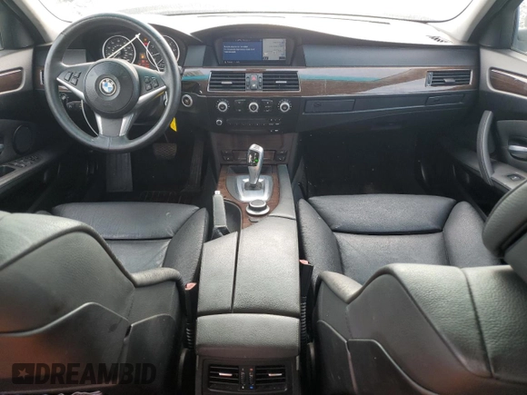 2008 BMW 5 Series 535i with VIN WBANW13588CZ73992, listed as a Copart auction lot 54437295 with 123,005 mi miles and Clean Title. Bid and sale history available at carsss.com. Image 8.