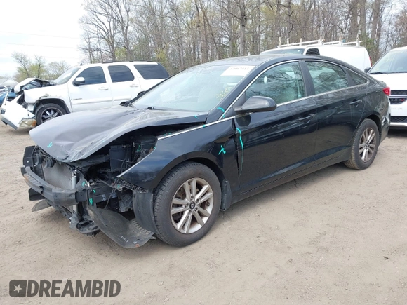 2017 Hyundai Sonata SE with VIN 5NPE24AF9HH451114, listed as a IAAI auction lot 42007411 with 58,945 mi miles. Bid and sale history available at carsss.com. Image 2.