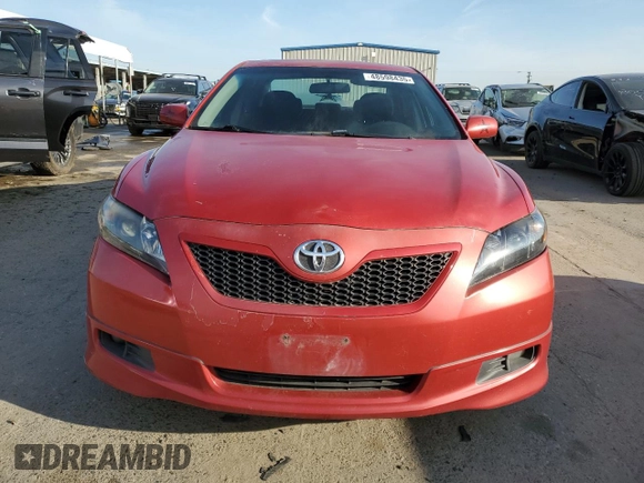 2007 Toyota Camry CE with VIN 4T1BE46K27U052500, listed as a Copart auction lot 48598435 with 217,873 mi miles and Salvage Title. Bid and sale history available at DreamBid. Image 5.