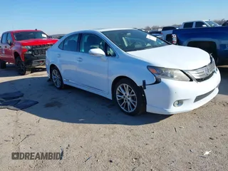 2010 Lexus HS 250h with VIN JTHBB1BA6A2027092, listed as a IAAI auction lot 41144857 with 152,573 mi miles and . Bid and sale history available at DreamBid. Image 1.