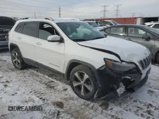 2020 Jeep Cherokee Limited with VIN 1C4PJLDB4LD652545, listed as a Copart auction lot 42247815 with 87,106 mi miles and Salvage title. Bid and sale history available at DreamBid. Image 4.
