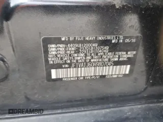 2017 Subaru WRX Limited with VIN JF1VA1J60H9807045, listed as a Copart auction lot 50706845 with 133,574 mi miles and Salvage Title. Bid and sale history available at carsss.com. Image 12.