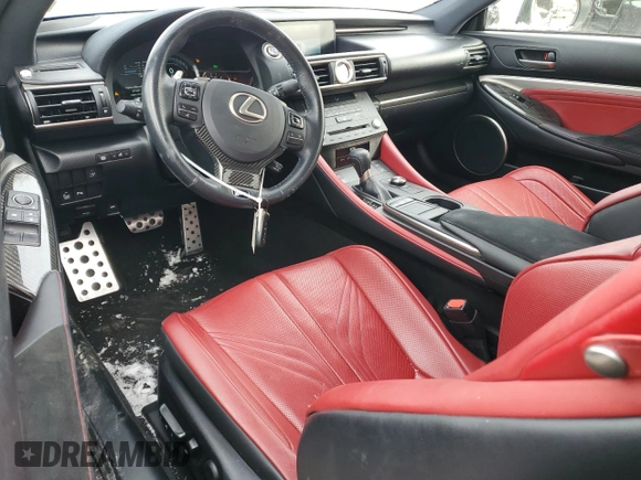 2015 Lexus RC F F z VIN JTHHP5BC9F5002374, wystawiony jako Copart lot #89202015 z przebiegiem 65 995 mil mil oraz Szkoda całkowita • Salvage title. Historia ofert i sprzedaży dostępna na DreamBid. Obrazek 8.
