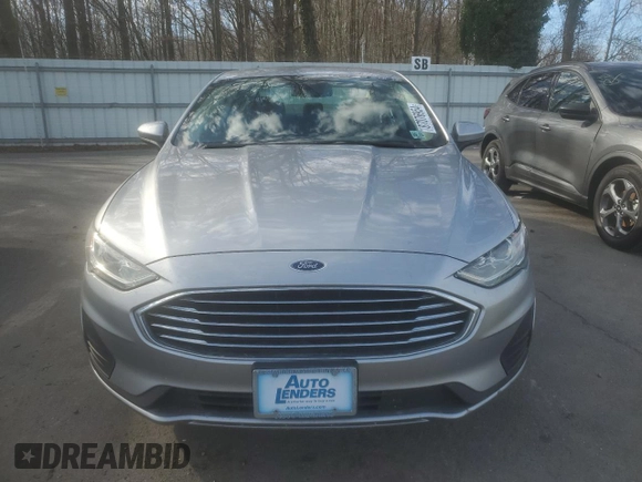 2020 Ford Fusion SE with VIN 3FA6P0HD0LR159110, listed as a Copart auction lot 87076954 with 55,547 mi miles and Salvage Title. Bid and sale history available at DreamBid. Image 5.