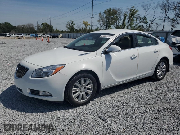 2013 Buick Regal with VIN 2G4GR5ER9D9159518, listed as a Copart auction lot 49006105 with 49,259 mi miles and Non Repairable. Bid and sale history available at carsss.com. Image 1.