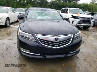 2014 Acura RLX Tech Pkg with VIN JH4KC1F54EC005361, listed as a Copart auction lot 62358524 with 0 mi miles and Salvage Title. Bid and sale history available at carsss.com. Image 5.