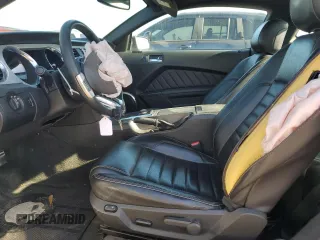 2014 Ford Mustang V6 with VIN 1ZVBP8AM9E5304648, listed as a Copart auction lot 46742145 with 108,214 mi miles and Salvage Title. Bid and sale history available at DreamBid. Image 7.
